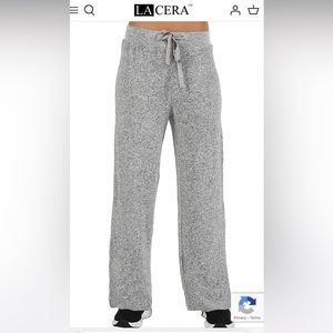 LA CERA Cashmere- like Comfort Collection Wide Leg Pants